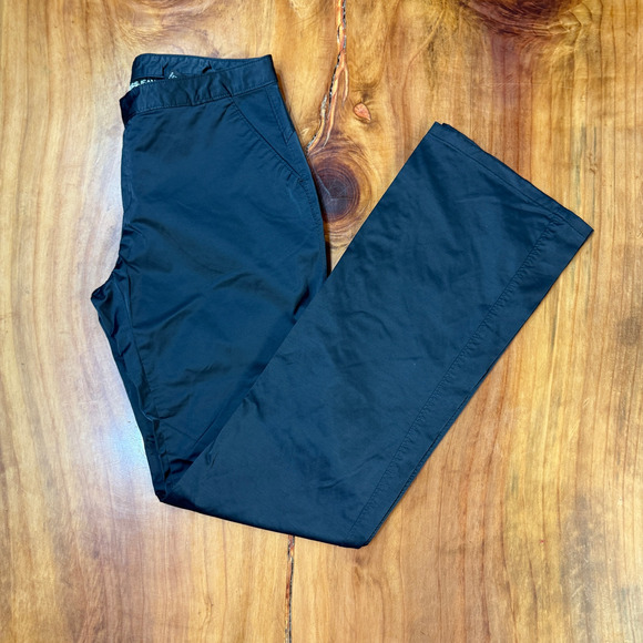 Vintage Y2K Express Jeans Women's Pants 1/2 Low Rise Cotton Shiny Flare LL28 - Picture 1 of 6